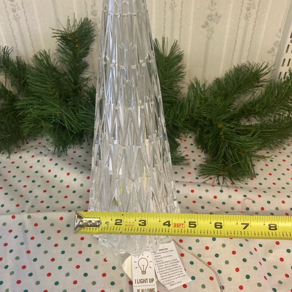 NWT I Light Up Glass Multi Color Star Christmas Tree - Picture 7 of 10